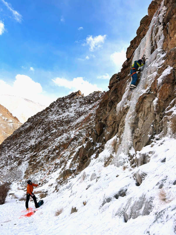 Ice climbing Gangle edited Mix Climbing at Ganglas Leh, Ladakh