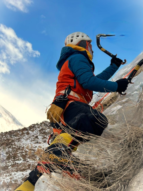 mix climbing Gaglas Ice climbing